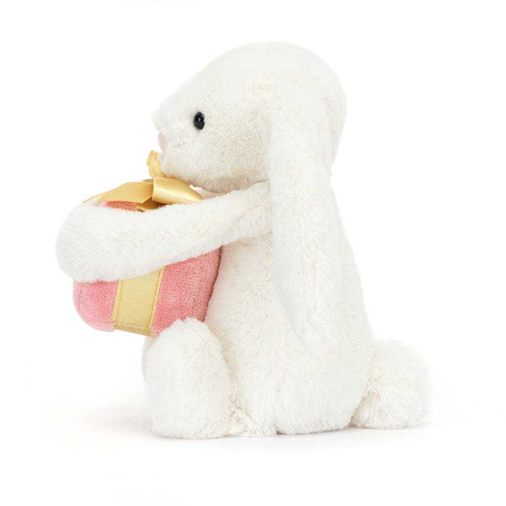 Jellycat Bashful Bunny w/ Present