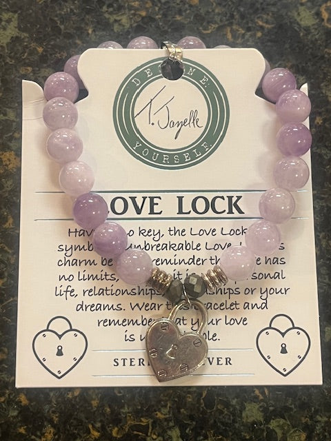 T. Jazelle Love Lock Mauve Quartz