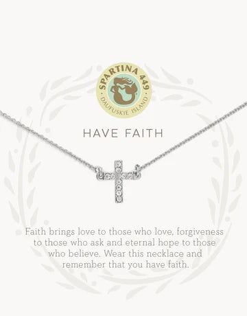 Spartina Have Faith Necklace