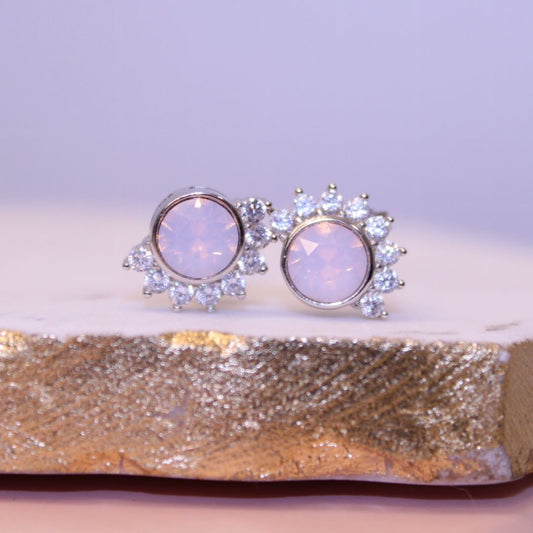 Chloe + Lois Rosewater Pink "Lois" Studs